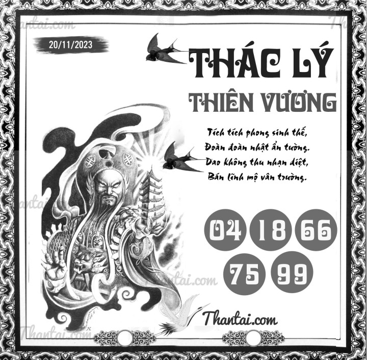 THÁC LÝ THIÊN VƯƠNG 05/11/2023