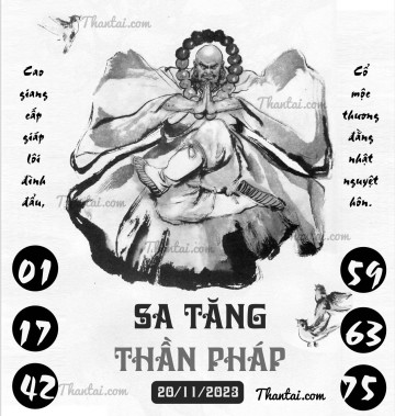 SA TĂNG THẦN PHÁP 20/11/2023