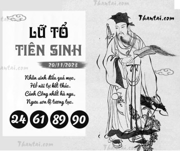 LỮ TỔ TIÊN SINH 20/11/2023