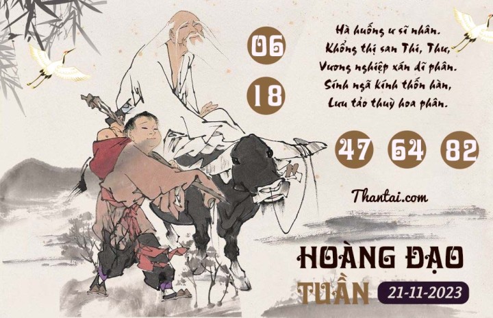 HOÀNG ĐẠO TUẦN 06/11/2023