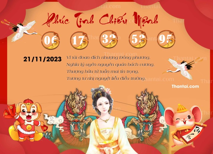 Phúc Tinh Chiếu Mệnh 06/11/2023