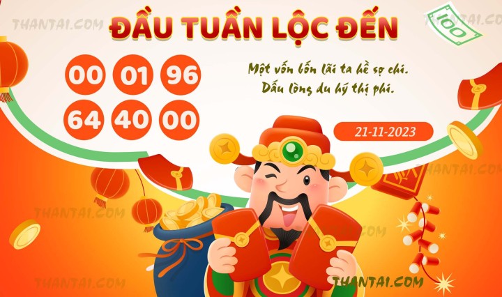 ĐẦU TUẦN LỘC ĐẾN 06/11/2023