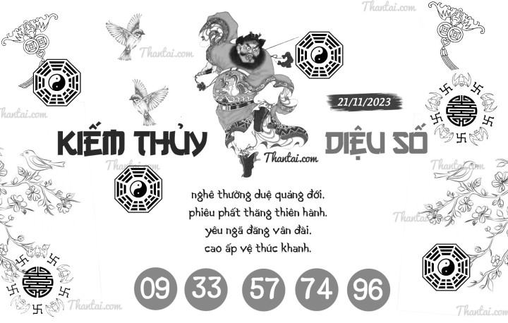 KIẾM THỦY DIỆU SỐ 06/11/2023