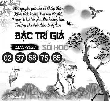 BẬC TRÍ GIẢ SỐ HỌC 21/11/2023