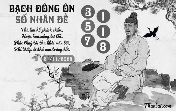 BẠCH ĐÔNG ÔN 06/11/2023