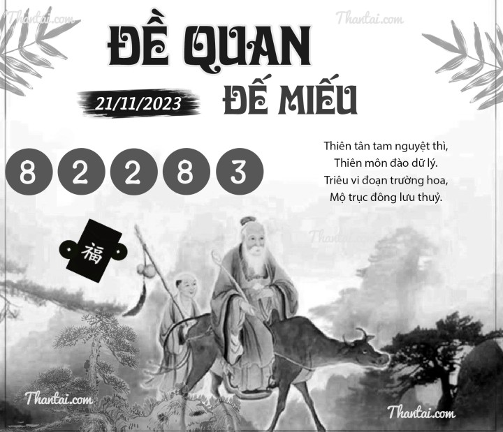 ĐỀ QUAN ĐẾ MIẾU 06/11/2023
