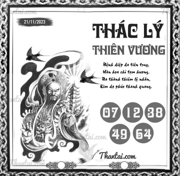 THÁC LÝ THIÊN VƯƠNG 21/11/2023