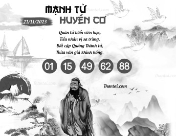 MẠNH TỬ HUYỀN CƠ 21/11/2023