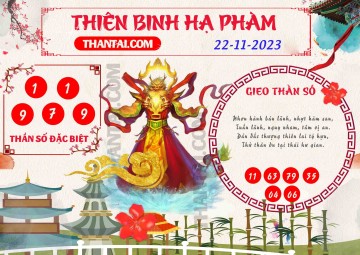 Thiên Binh Hạ Phàm 22/11/2023