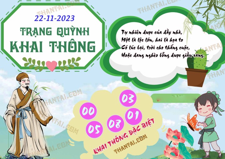 Trạng Quỳnh Khai Thông 07/11/2023