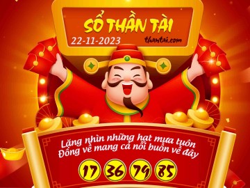 SỔ THẦN TÀI 22/11/2023