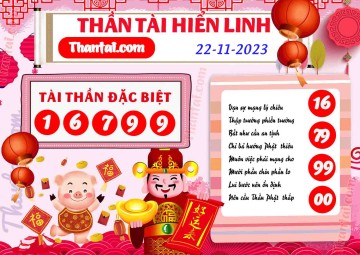 THẦN TÀI HIỂN LINH 22/11/2023