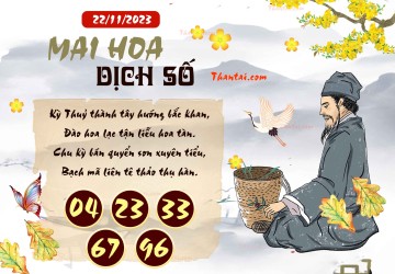 Mai Hoa Dịch Số 22/11/2023