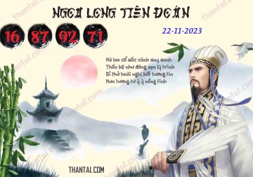 Ngọa Long Tiên Đoán 22/11/2023