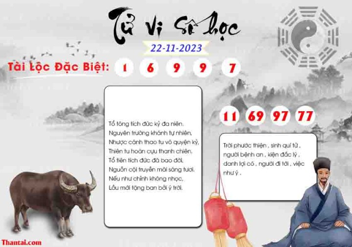 TỬ VI SỐ HỌC 07/11/2023