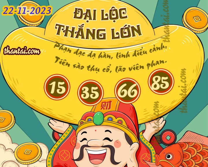 ĐẠI LỘC THẮNG LỚN 07/11/2023