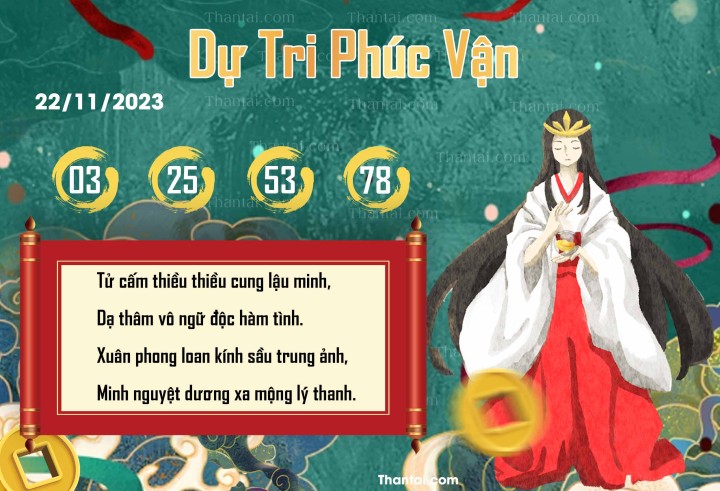 DỰ TRI PHÚC VẬN 07/11/2023