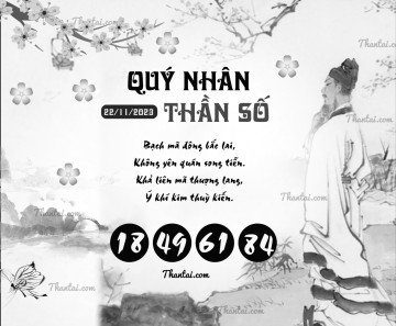 QUÝ NHÂN THẦN SỐ 22/11/2023