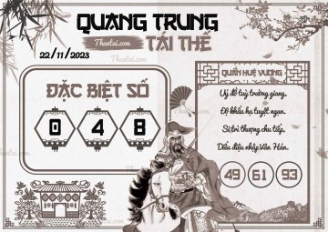 QUANG TRUNG TÁI THẾ 22/11/2023