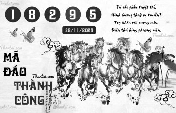 MÃ ĐÁO THÀNH CÔNG 22/11/2023