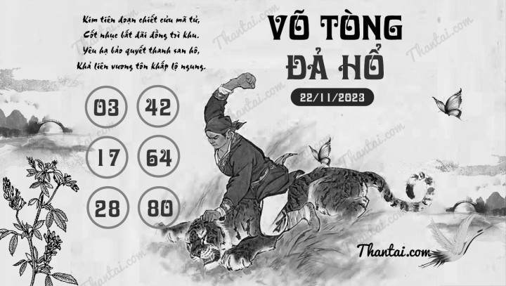 VÕ TÒNG ĐẢ HỔ 07/11/2023