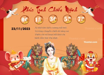 Phúc Tinh Chiếu Mệnh 23/11/2023