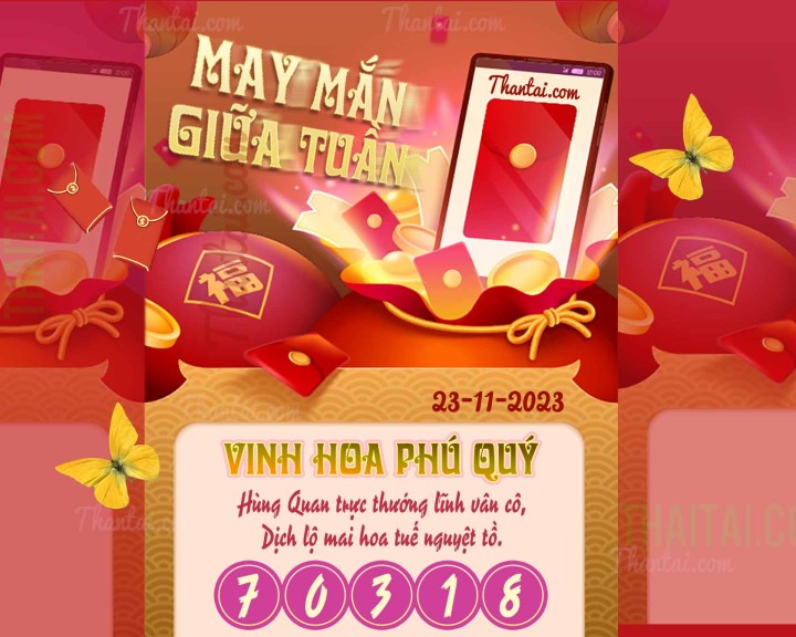 May Mắn Giữa Tuần 08/11/2023