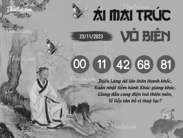 ÁI MAI TRÚC VÔ BIÊN 23/11/2023