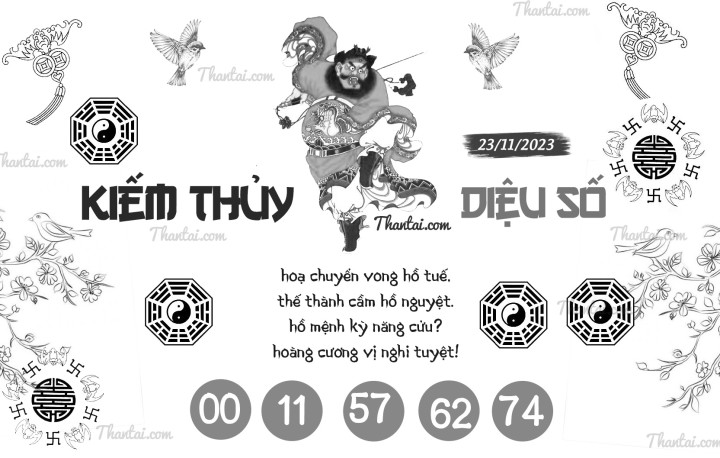 KIẾM THỦY DIỆU SỐ 08/11/2023