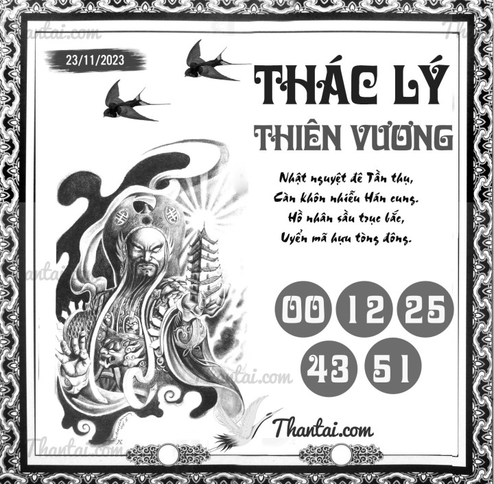 THÁC LÝ THIÊN VƯƠNG 08/11/2023