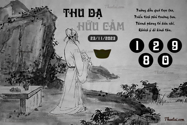 THU DẠ HỮU CẢM 08/11/2023