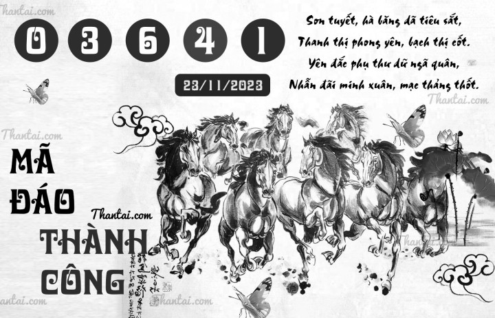 MÃ ĐÁO THÀNH CÔNG 08/11/2023