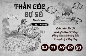 THẦN CÓC DỰ SỐ 23/11/2023