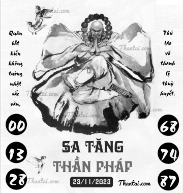 SA TĂNG THẦN PHÁP 23/11/2023