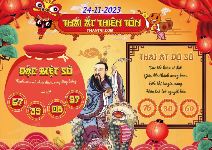 Thái Ất Thiên Tôn 09/11/2023