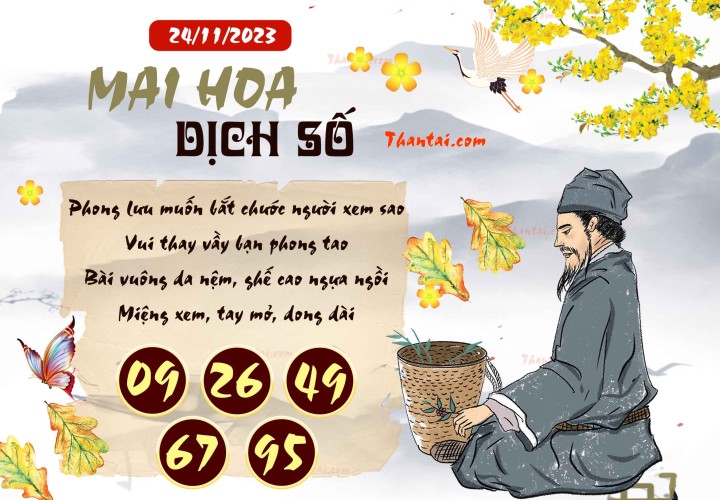 Mai Hoa Dịch Số 09/11/2023