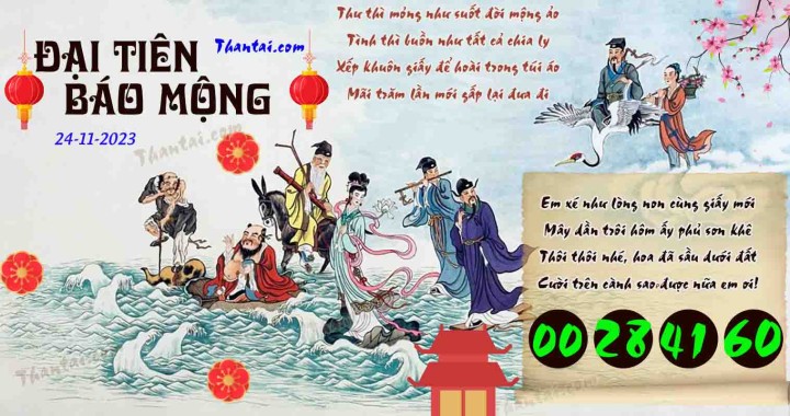 Đại Tiên Báo Mộng 09/11/2023