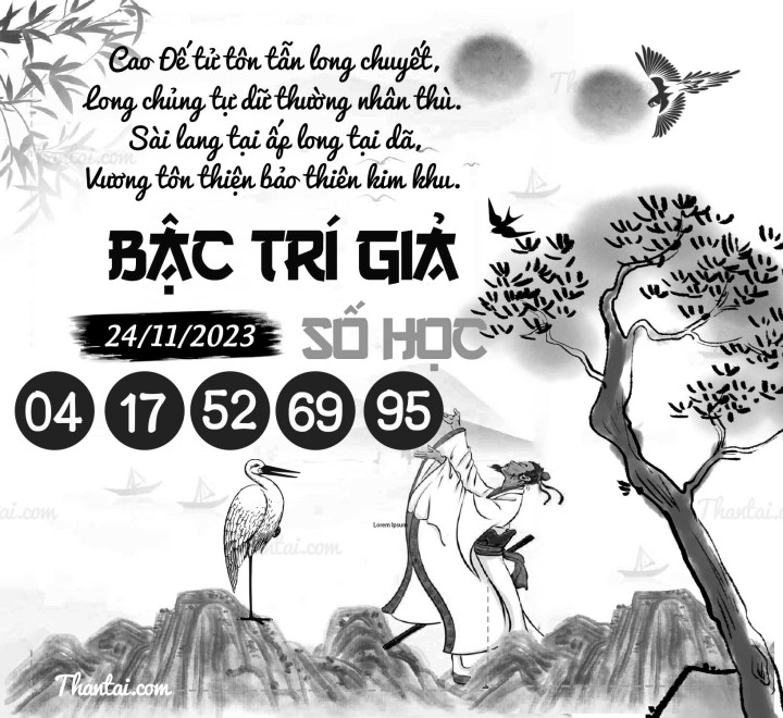 BẬC TRÍ GIẢ SỐ HỌC 09/11/2023