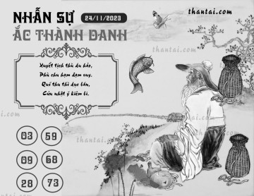 NHẪN SỰ ẮC THÀNH DANH 24/11/2023