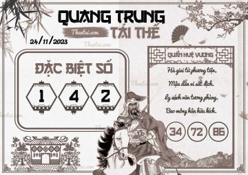 QUANG TRUNG TÁI THẾ 24/11/2023