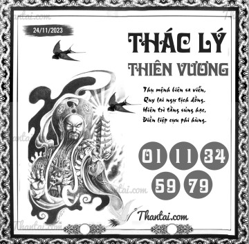 THÁC LÝ THIÊN VƯƠNG 24/11/2023