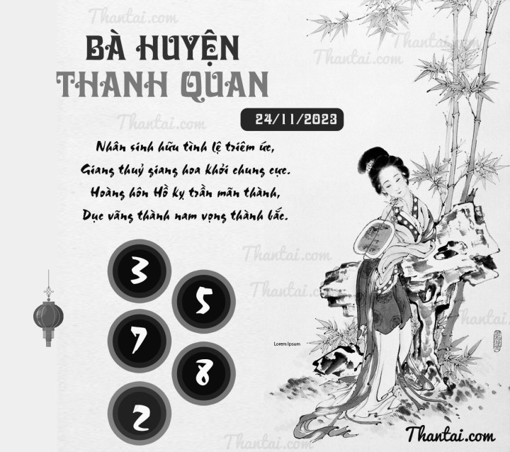 BÀ HUYỆN THANH QUAN 09/11/2023