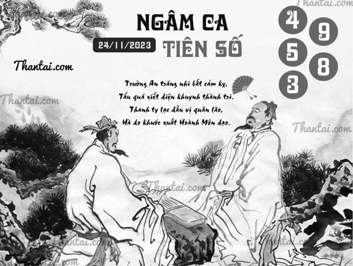 NGÂM CA TIÊN SỐ 09/11/2023