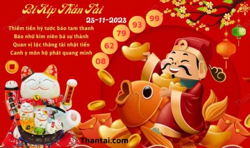 Bí Kíp Thần Tài 25/11/2023