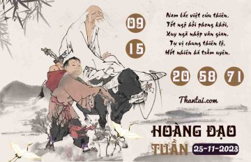 HOÀNG ĐẠO TUẦN 25/11/2023