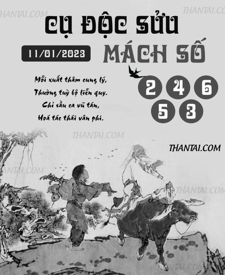 CỤ ĐỘC SỬU MÁCH SỐ 01/01/2023
