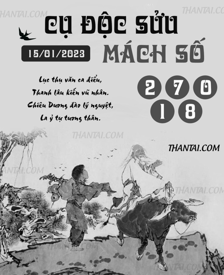 CỤ ĐỘC SỬU MÁCH SỐ 01/01/2023