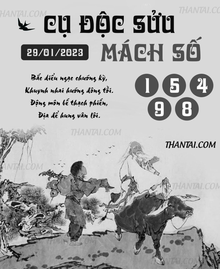 CỤ ĐỘC SỬU MÁCH SỐ 14/01/2023