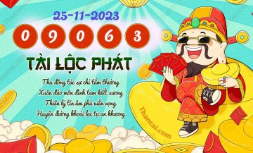 Tài Lộc Phát 25/11/2023