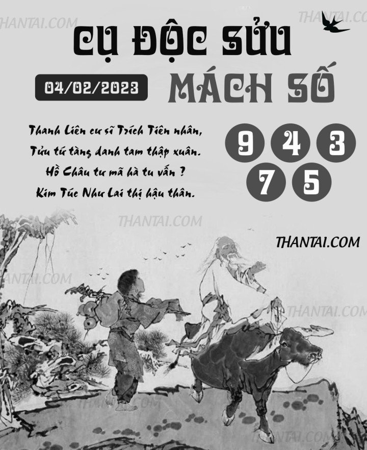 CỤ ĐỘC SỬU MÁCH SỐ 20/01/2023